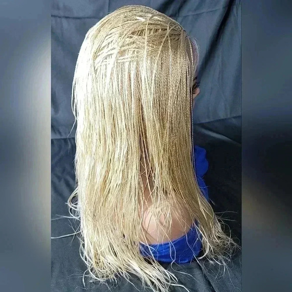 Stunning Style Revolution: 100% Handmade Micro Millions Braided Full Lace Wigs". - Picture 11 of 17